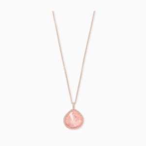 Kenzie Rose Gold Pendant Necklace
